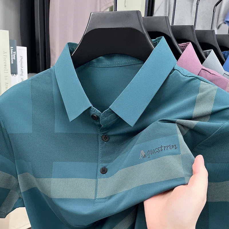 Enzo™ | Men's Geometric Stretch Polo