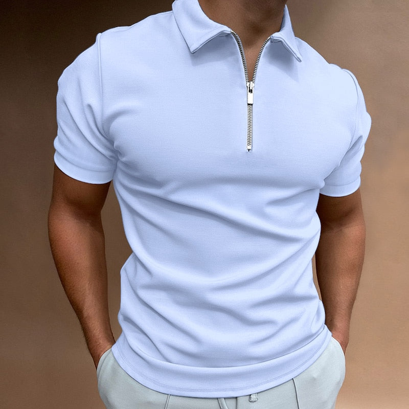 Christophe | Men's Zip Polo