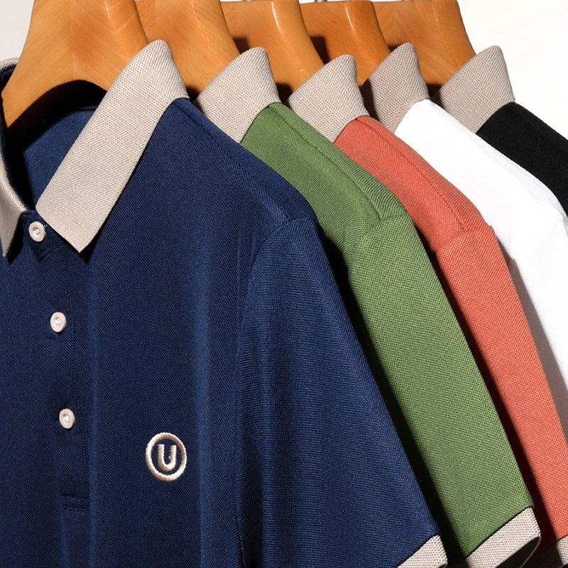 Matteo™ | Men's Premium Contrast Cotton Polo