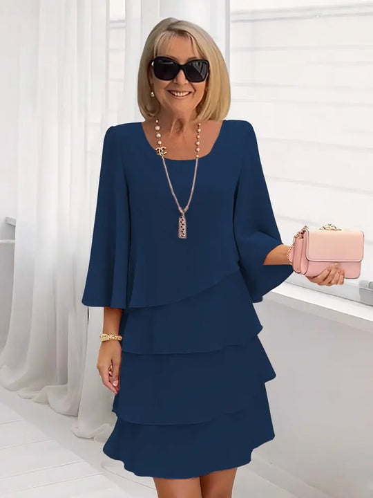 Elise | Flowing Ruffle Dress