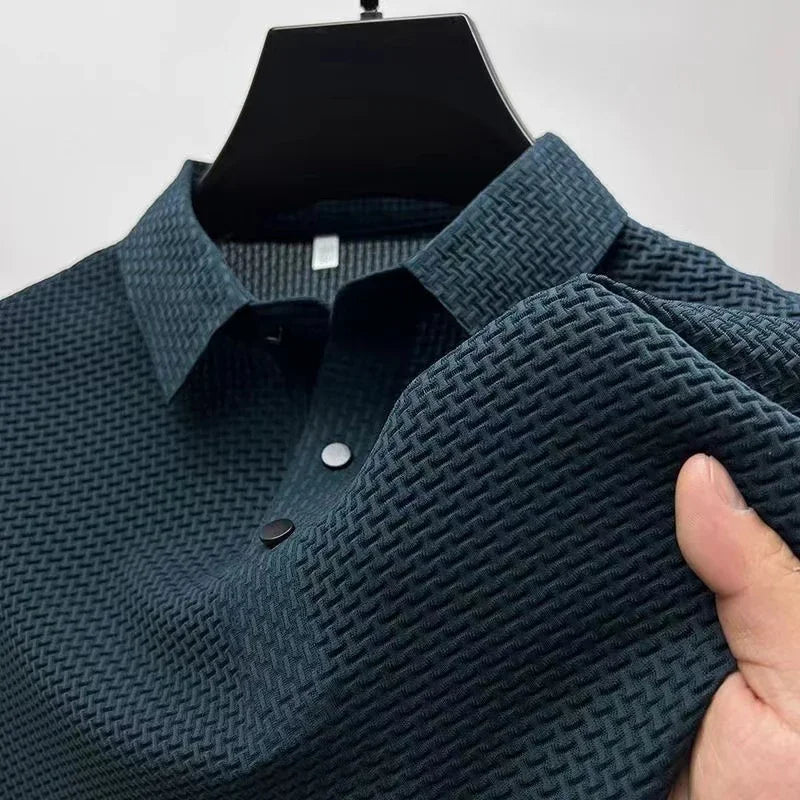 Lorenzo™ | Men's Breathable Textured Polo