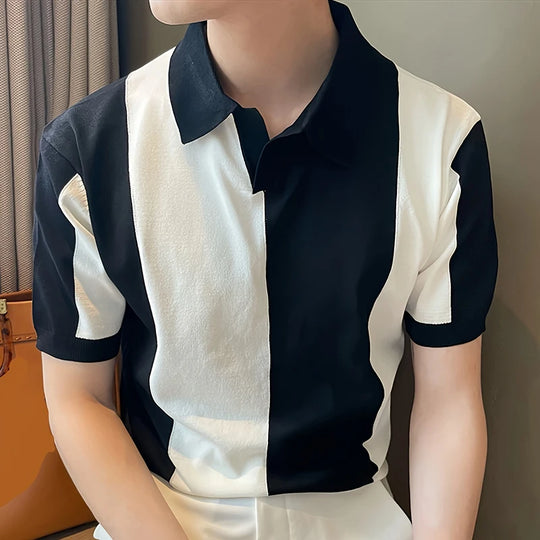Riccardo™ | Men's Contrast Knit Polo