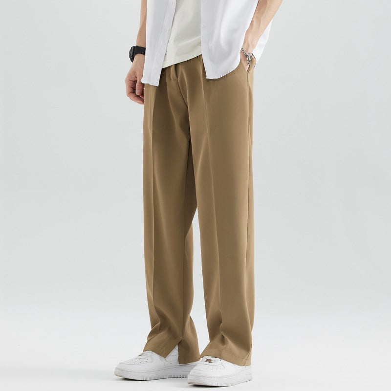 Kieran | Aero Pleated Trousers with Elegant Finish for Men