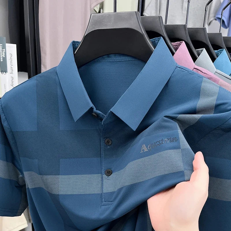 Enzo™ | Men's Geometric Stretch Polo