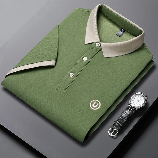 Matteo™ | Men's Premium Contrast Cotton Polo