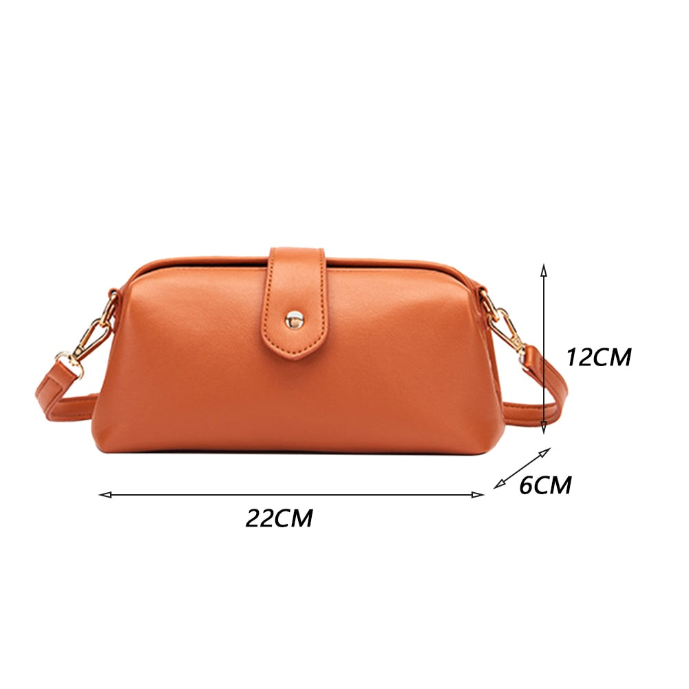Fabienne - Retro Leather Bag, Handmade