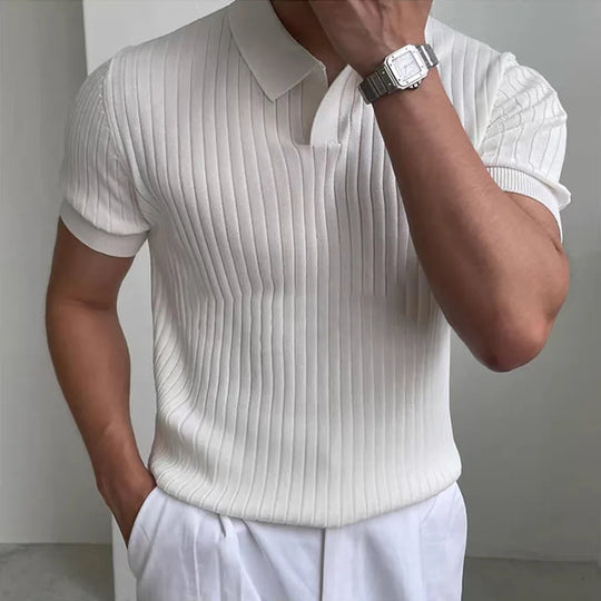 Alessio™ | Men's Lightweight Open-Neck Polo