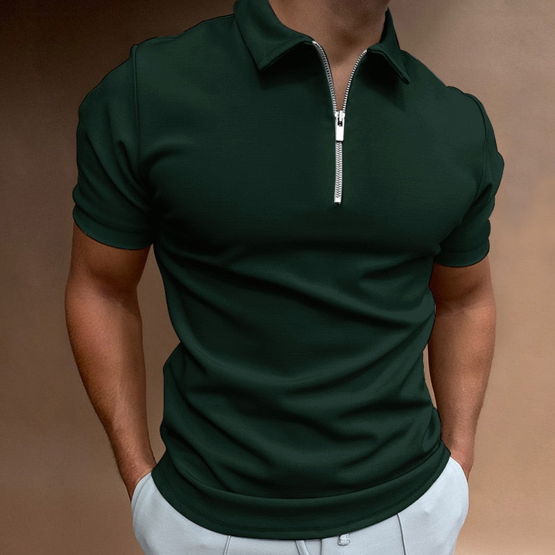 Christophe | Men's Zip Polo
