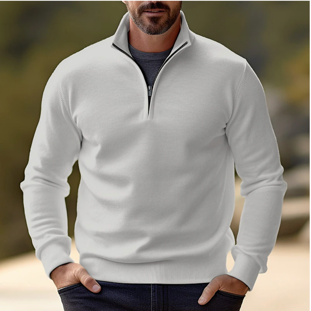 Shawn | Elegant Men's Half-Zip Pullover