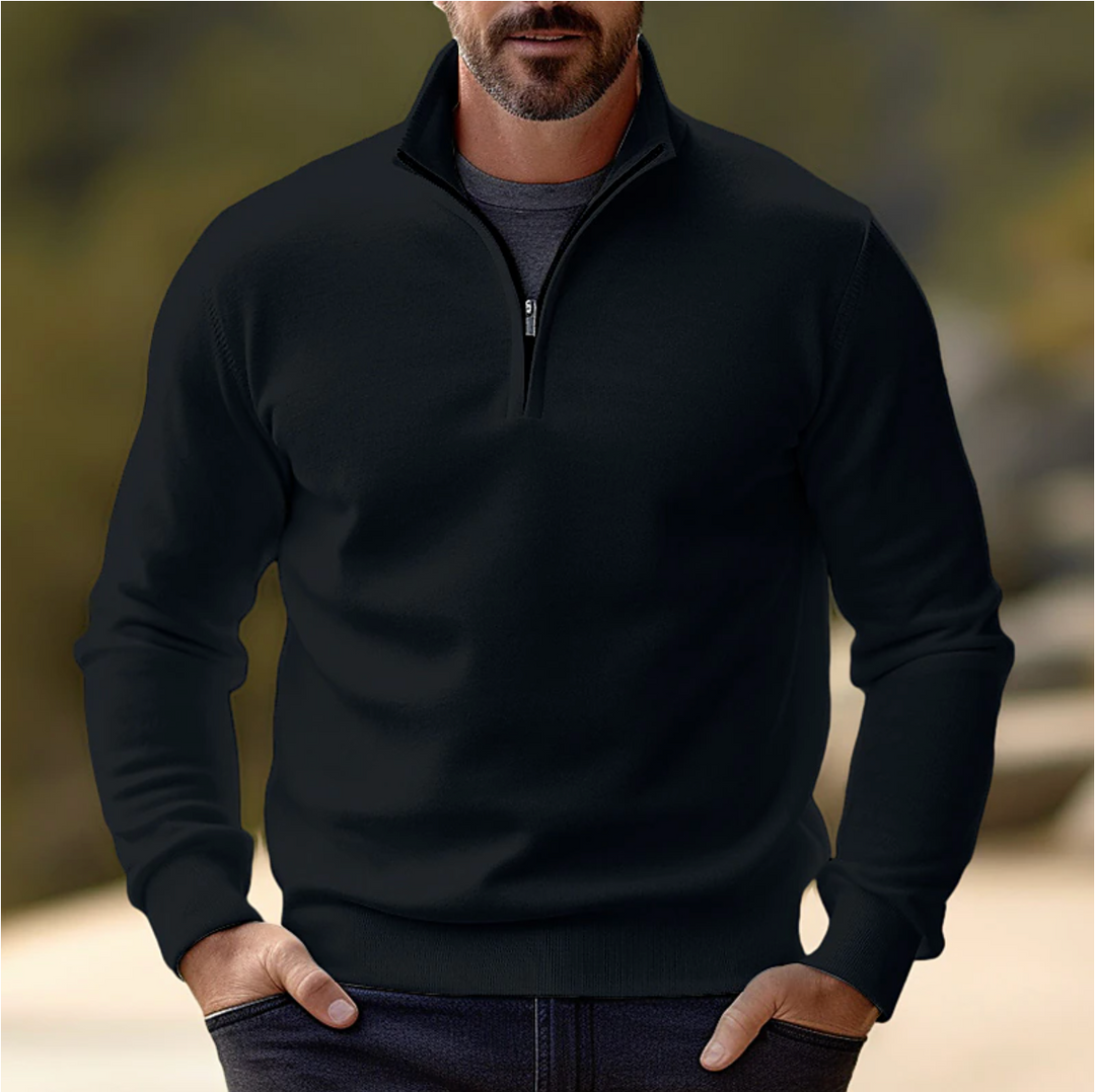 Shawn | Elegant Men's Half-Zip Pullover