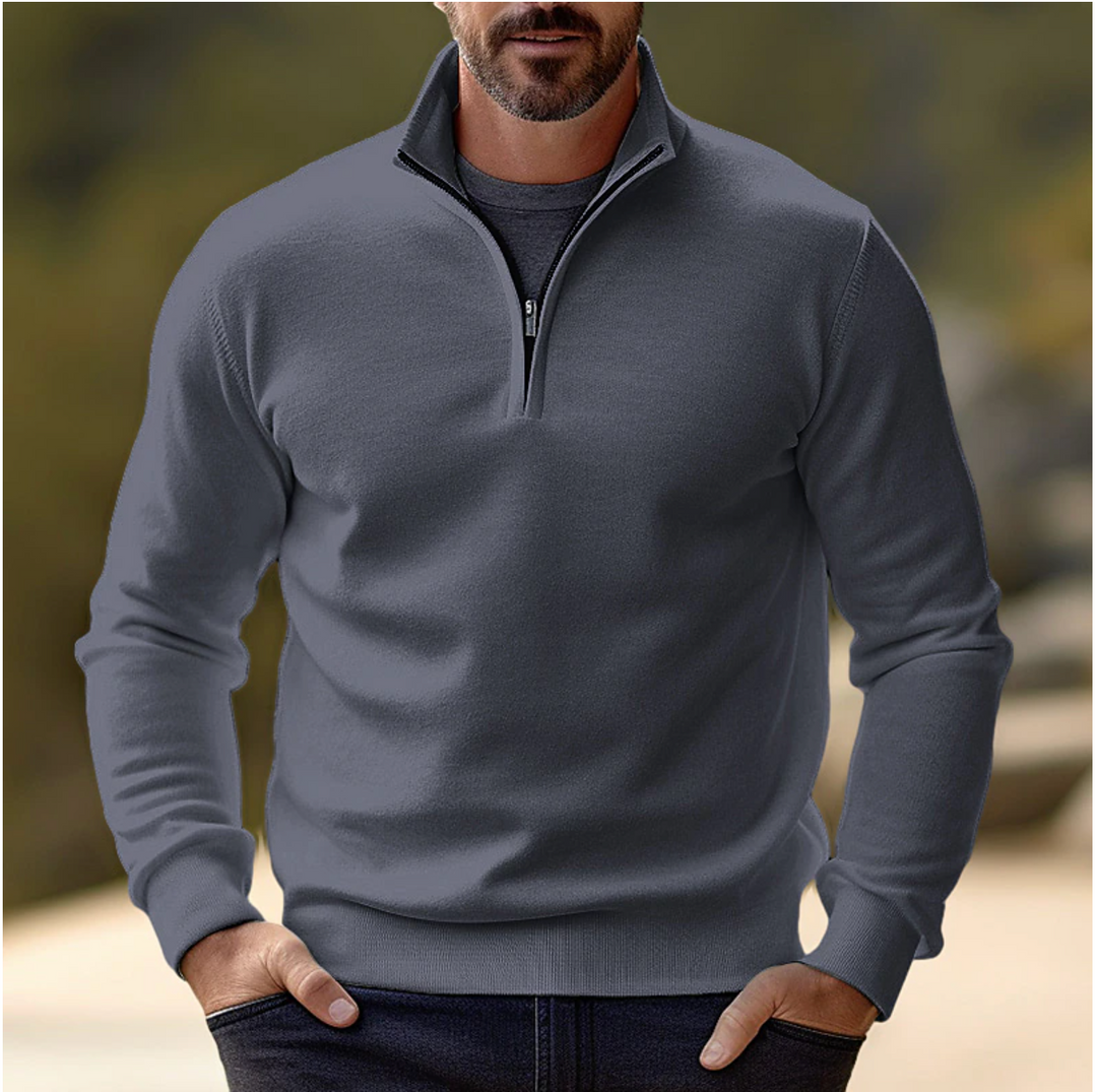 Shawn | Elegant Men's Half-Zip Pullover