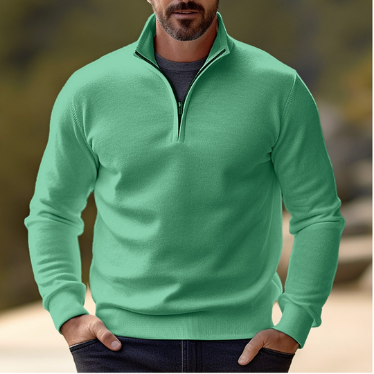 Shawn | Elegant Men's Half-Zip Pullover