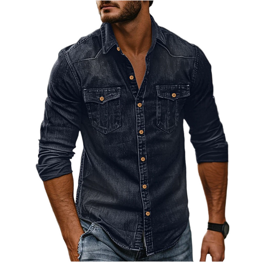 Hans | Classic Shirt with Chest Pockets for Men