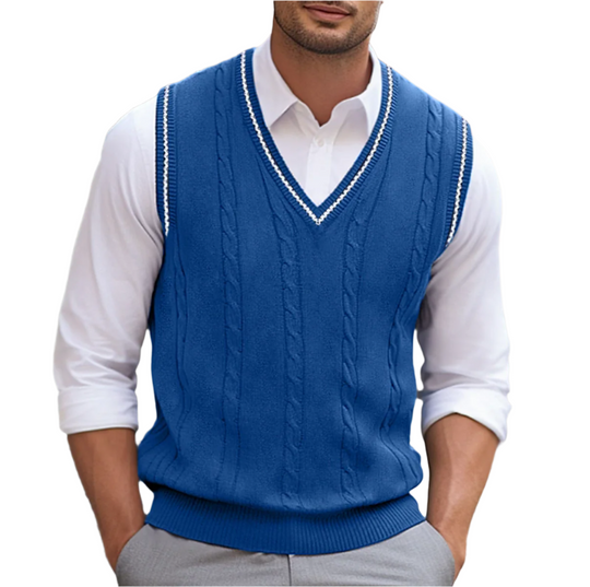 Kyson | Men's Sleeveless V-Neck Sweater