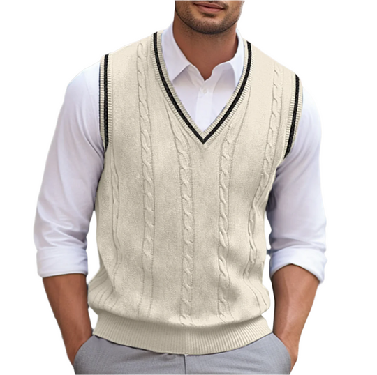 Kyson | Men's Sleeveless V-Neck Sweater