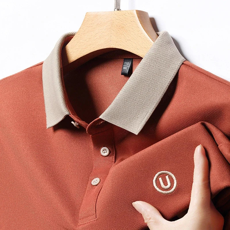 Matteo™ | Men's Premium Contrast Cotton Polo