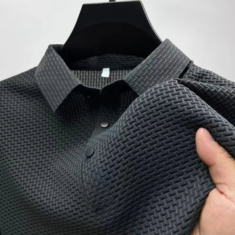 Lorenzo™ | Men's Breathable Textured Polo