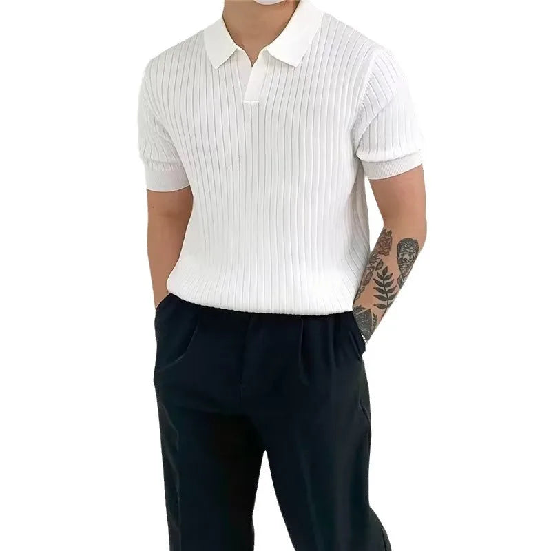 Alessio™ | Men's Lightweight Open-Neck Polo
