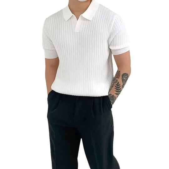 Alessio™ | Men's Lightweight Open-Neck Polo