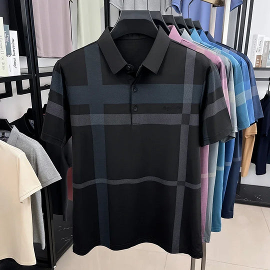 Enzo™ | Men's Geometric Stretch Polo