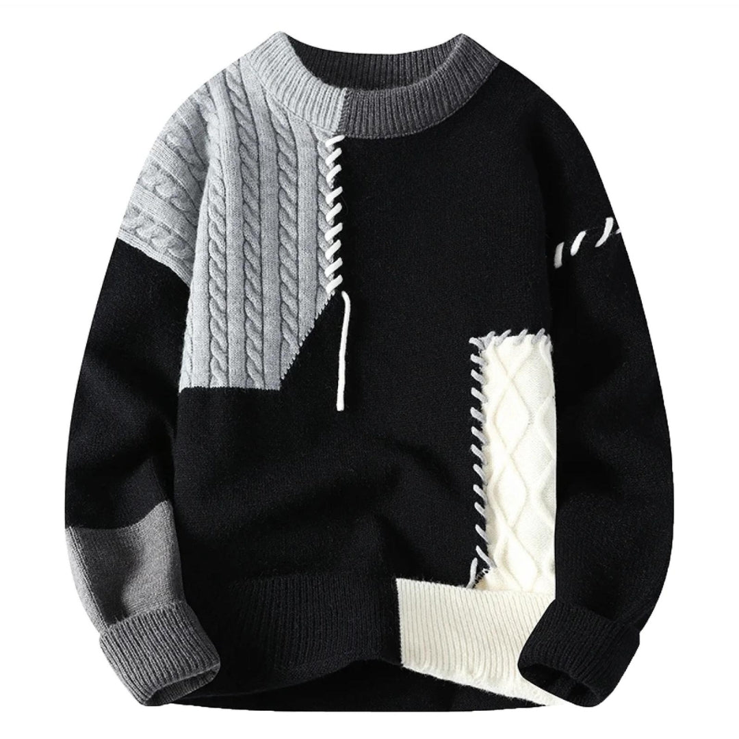 Guadalupe | Stylish Patchwork Sweater for Spring for Men