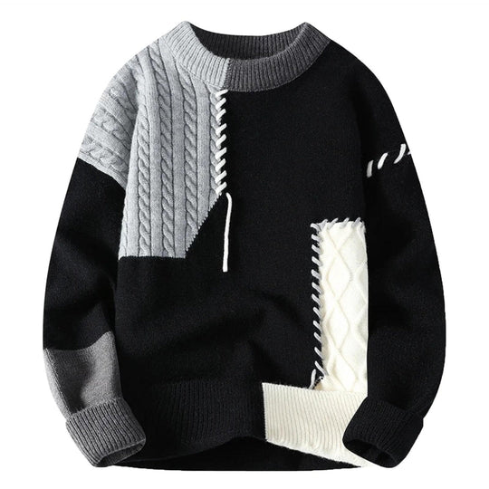 Guadalupe | Stylish Patchwork Sweater for Spring for Men