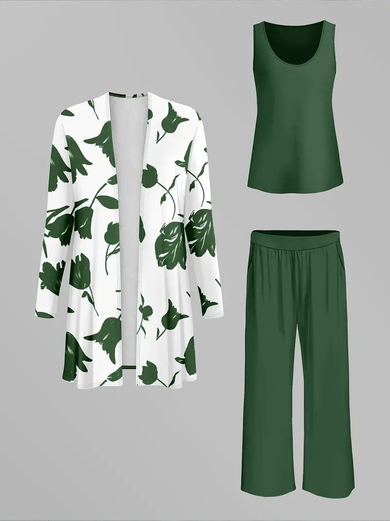 Brigitte | 3-Piece Set Leaf Green
