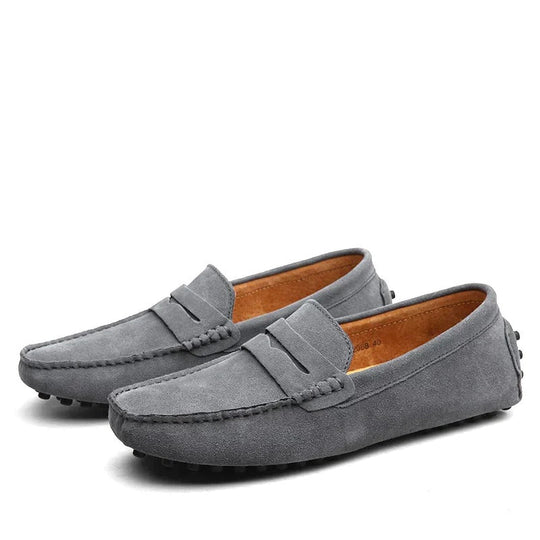 Lachlan | Classic and Elegant Suede Loafers for Men