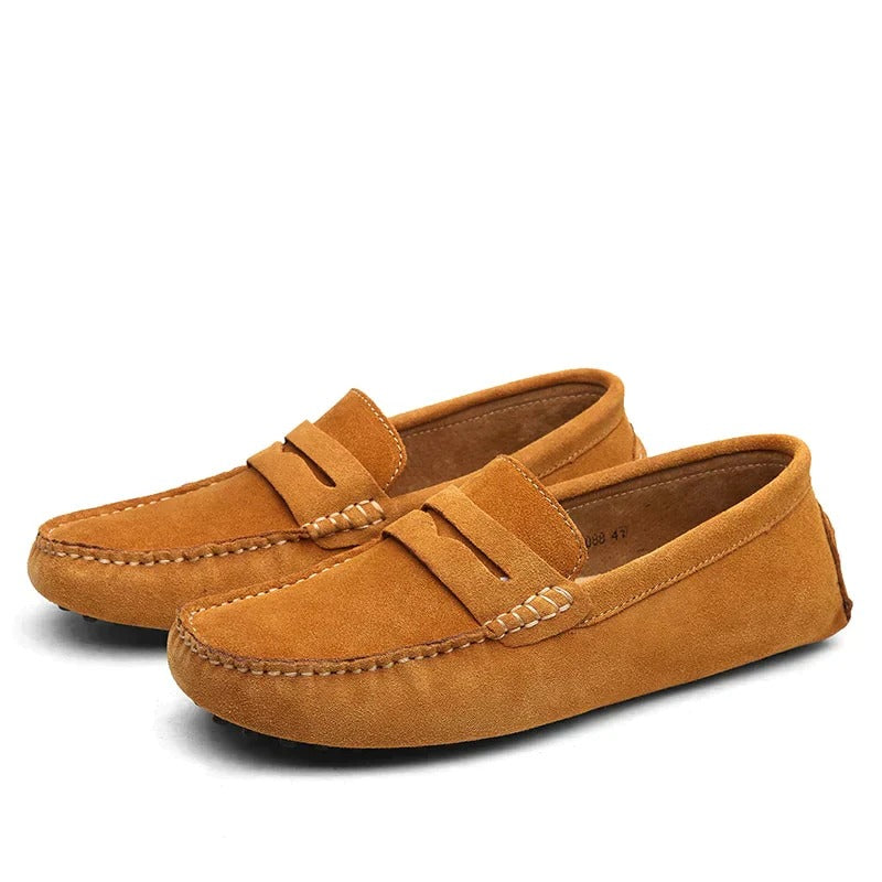Lachlan | Classic and Elegant Suede Loafers for Men