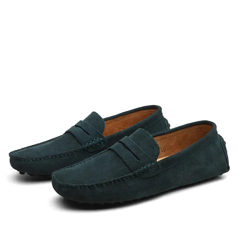 Lachlan | Classic and Elegant Suede Loafers for Men