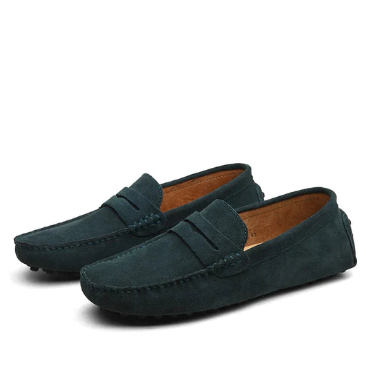 Lachlan | Classic and Elegant Suede Loafers for Men