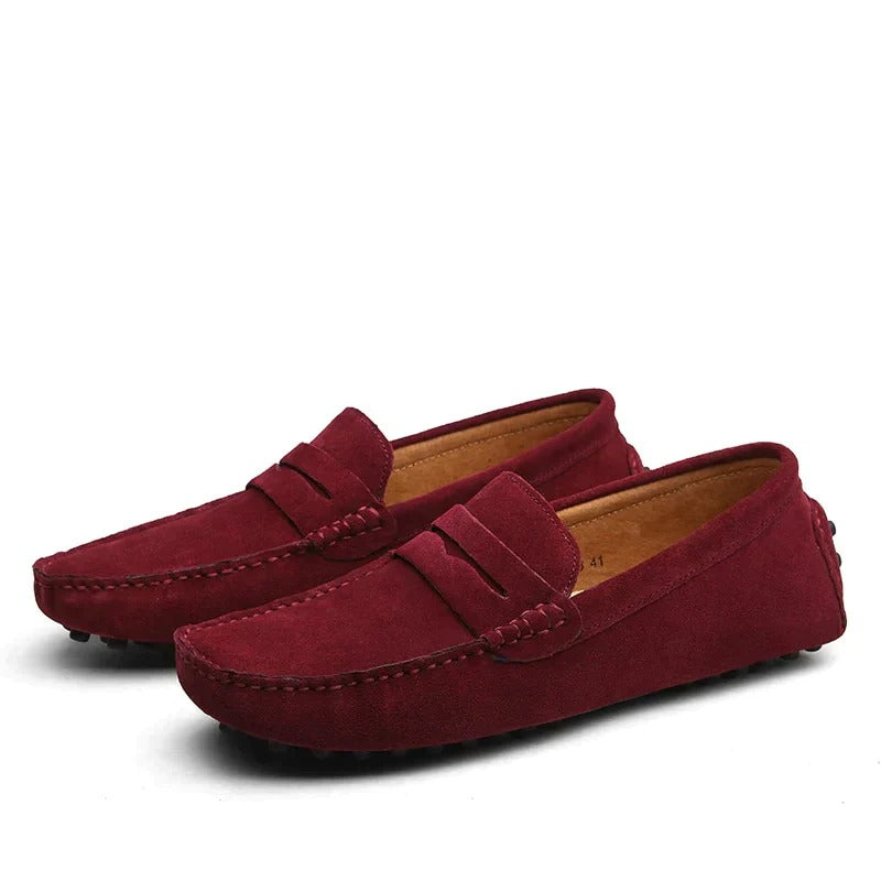 Lachlan | Classic and Elegant Suede Loafers for Men
