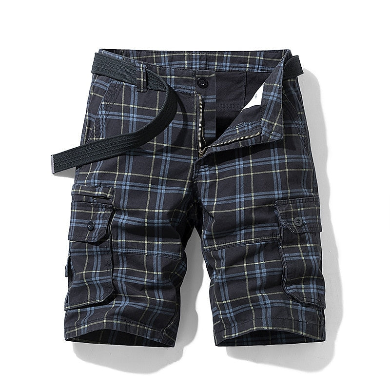 Jayceon | Durable and Stylish Plaid Outdoor Shorts for Men