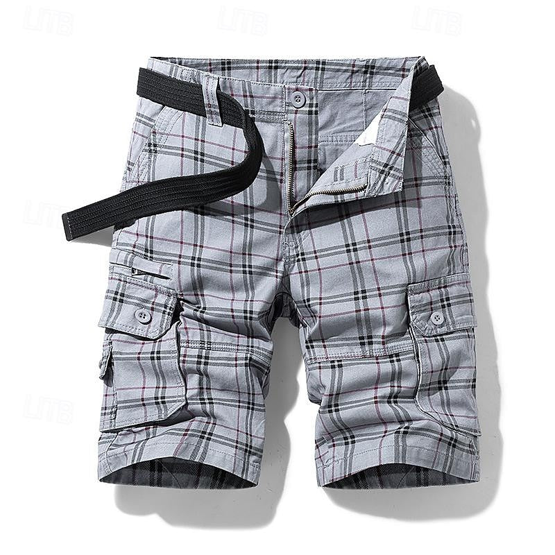 Jayceon | Durable and Stylish Plaid Outdoor Shorts for Men