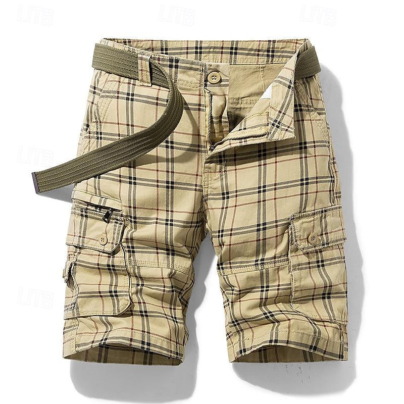 Jayceon | Durable and Stylish Plaid Outdoor Shorts for Men