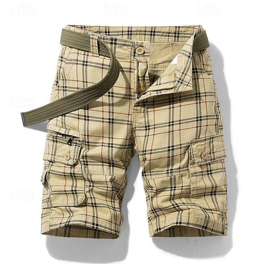 Jayceon | Durable and Stylish Plaid Outdoor Shorts for Men