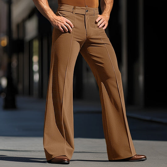 Ramon | Elegant Flared Corduroy Trousers for Men