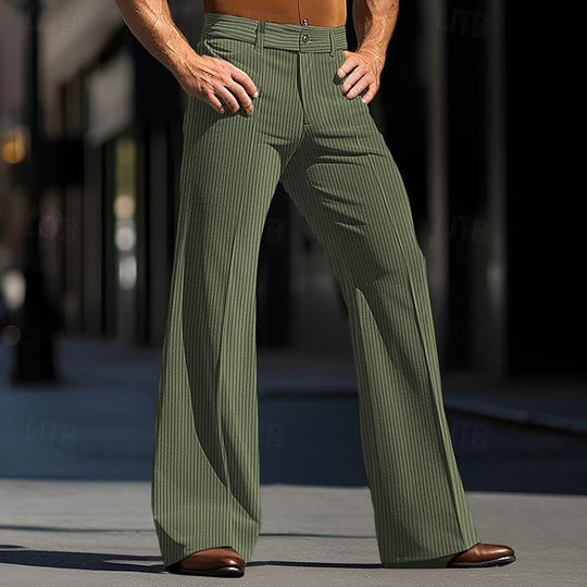 Ramon | Elegant Flared Corduroy Trousers for Men