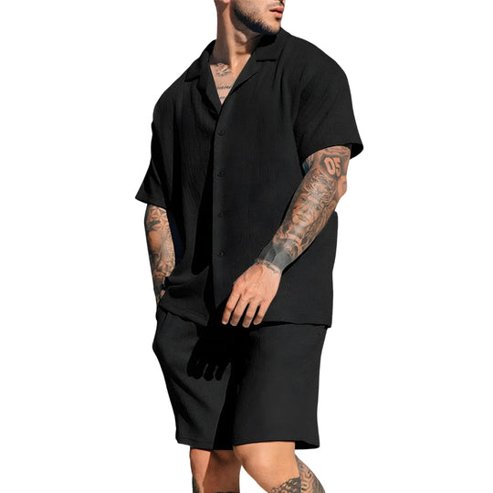 Josias | Men's Casual Shorts and Shirt Set