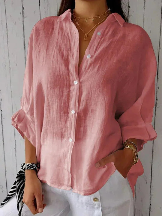 Cheryl | Elegant Linen Blouse for Women