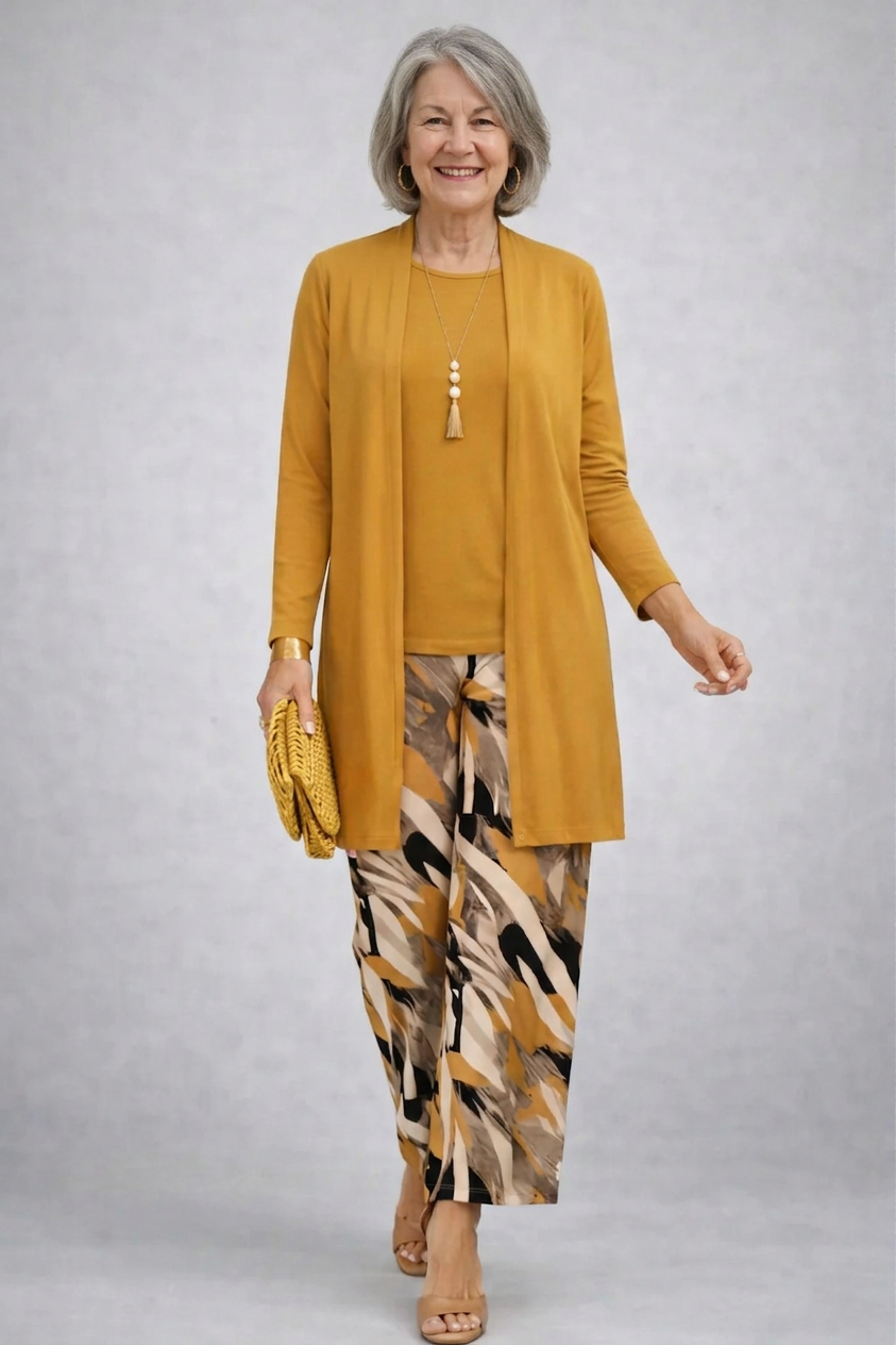Faustine | 3-Piece Saffron Set
