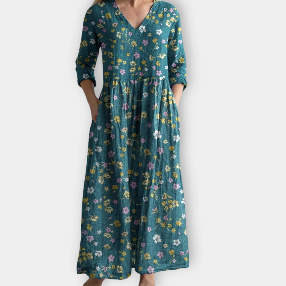 Zinnia | Dress with Bold Print and Obvious Comfort