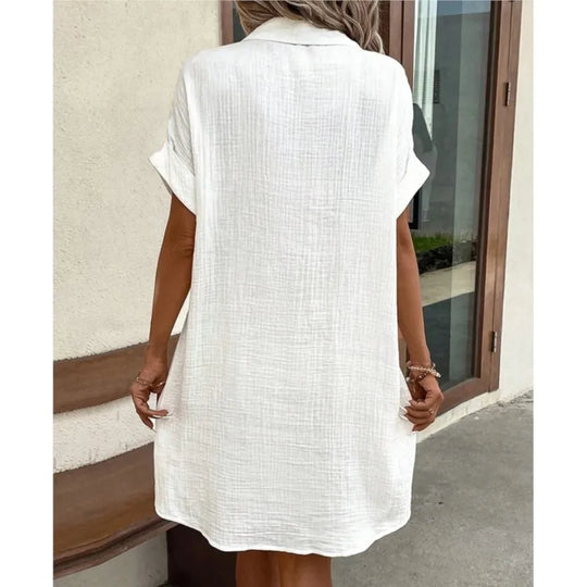 Juliette | Summer Shirt Dress with Buttons