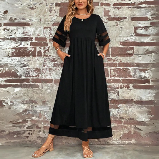 Cerelia | Flattering Midi Dress that Smooths the Belly