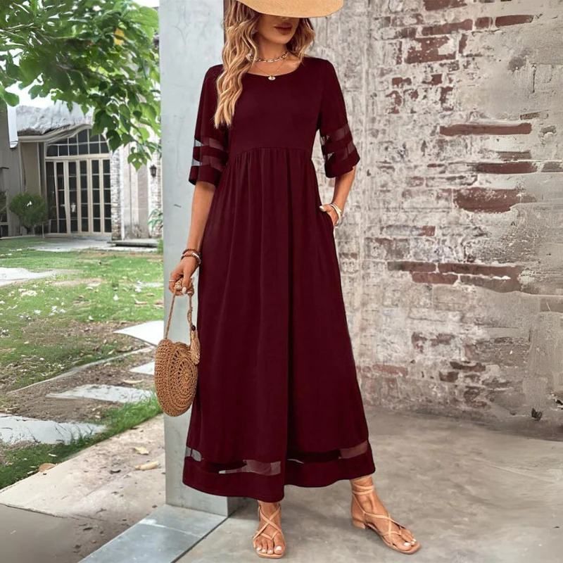 Cerelia | Flattering Midi Dress that Smooths the Stomach