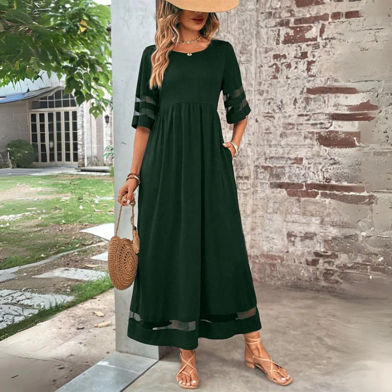 Cerelia | Flattering Midi Dress that Smooths the Belly