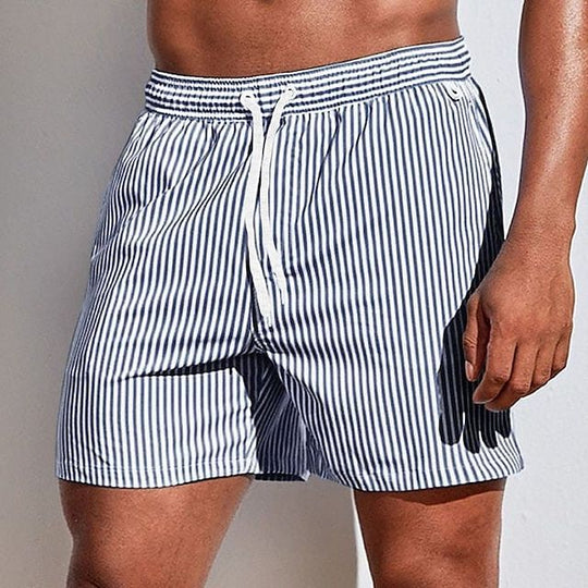 Azlan | Classic and Elegant Striped Swim Shorts for Men