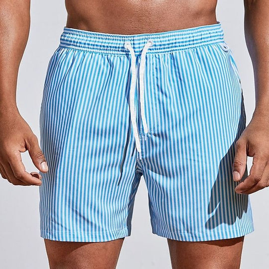 Azlan | Classic and Elegant Striped Swim Shorts for Men