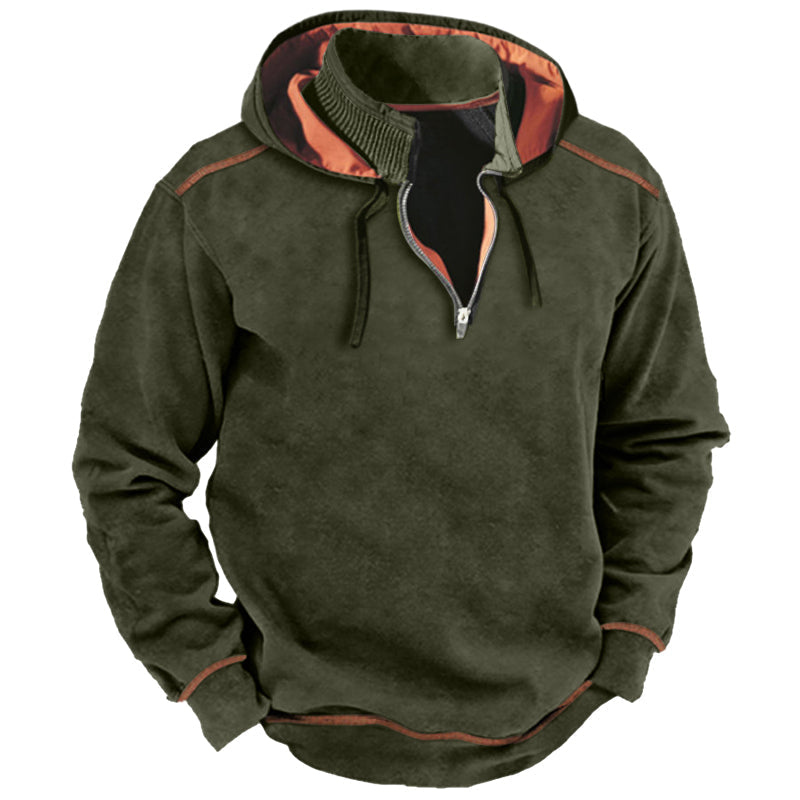 Thatcher | Men's Outdoor Hooded Sweatshirt with Thermal Insulation