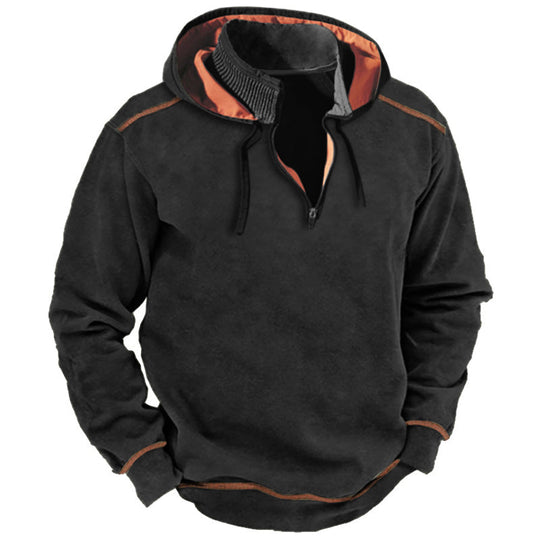 Thatcher | Men's Outdoor Hooded Sweatshirt with Thermal Insulation